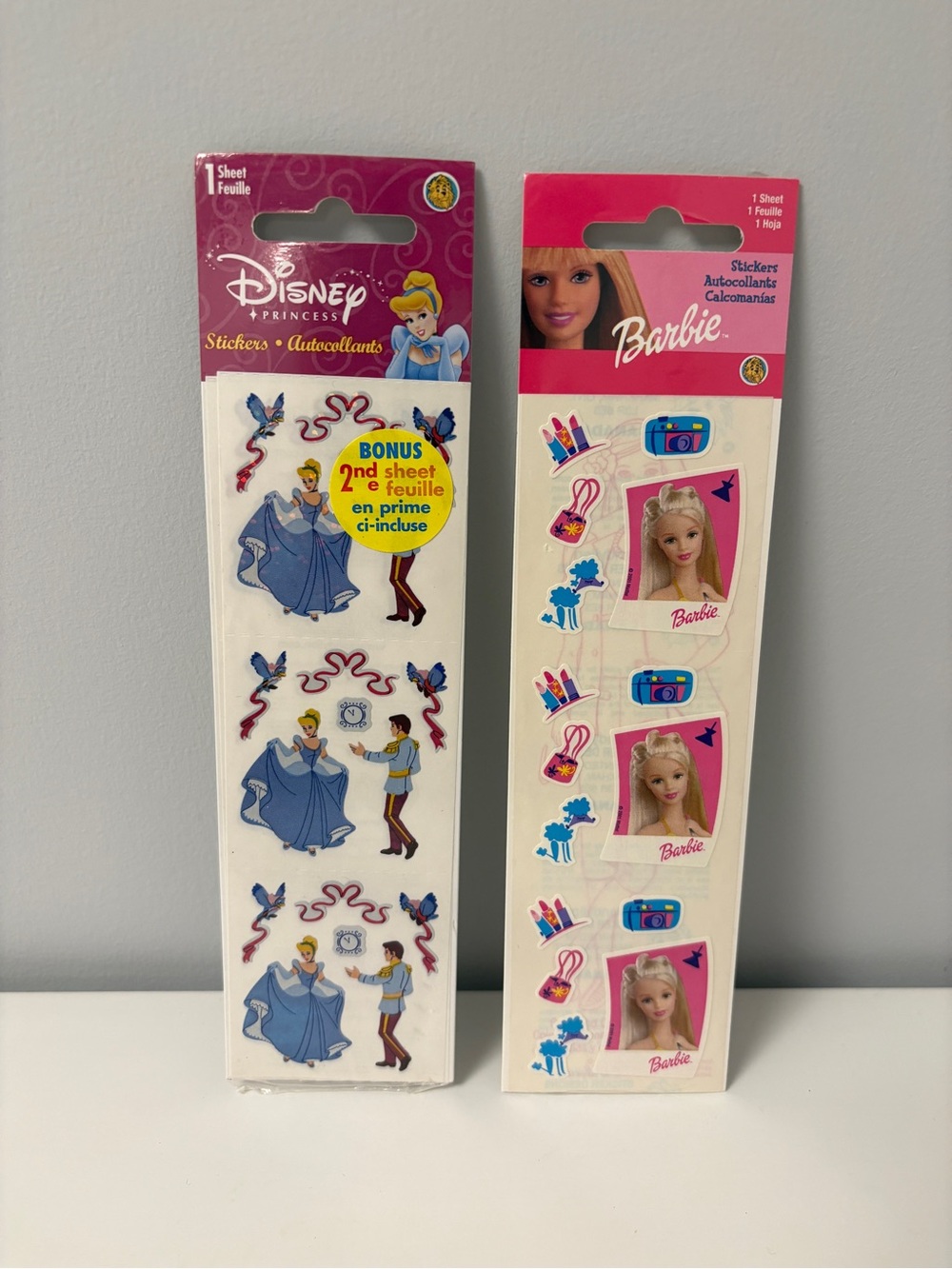 Sandylion Cinderella & Barbie Stickers